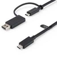 CABLE USB TIPO C DE 1M CON ADAPTADOR USB-A, USB-C A C , USB-A A C, CABLE USB C 2 EN 1 PARA DOCKS HIBRIDAS - STARTECH.COM MOD. USBCCADP CABLE USB TIPO C DE 1M CON ADAPTADOR USB-A, USB-C A C , USB-A A C, CABLE USB C 2 EN 1 PARA DOCKS HIBRIDAS - STARTECH.COM MOD. USBCCADP